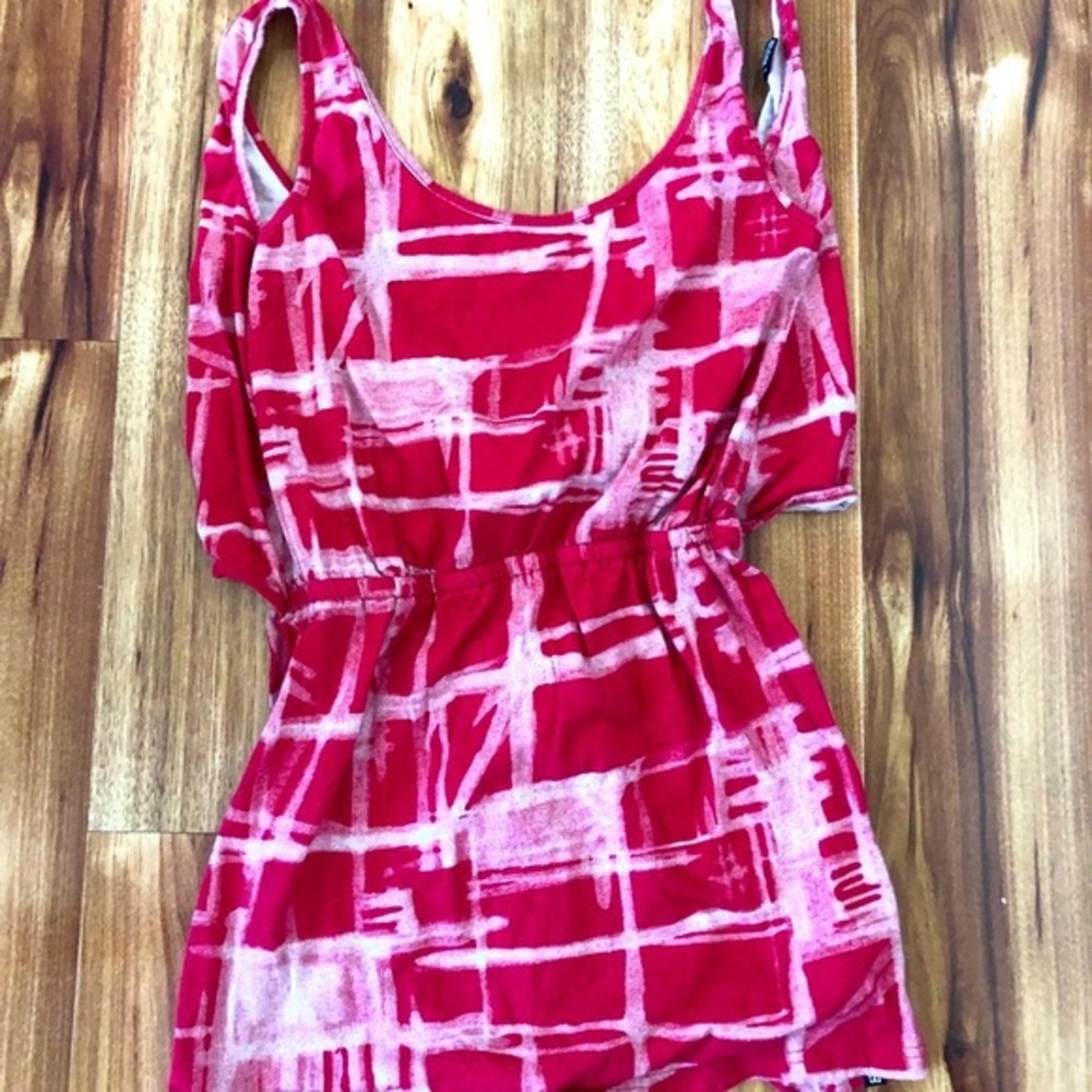 DC Red Wrap Dress medium
